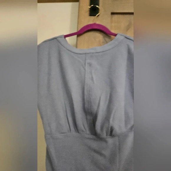 HEYSON Flatter Me Thermal V-Neck Bodysuit -Misty blue size small. NWT - Picture 6 of 13